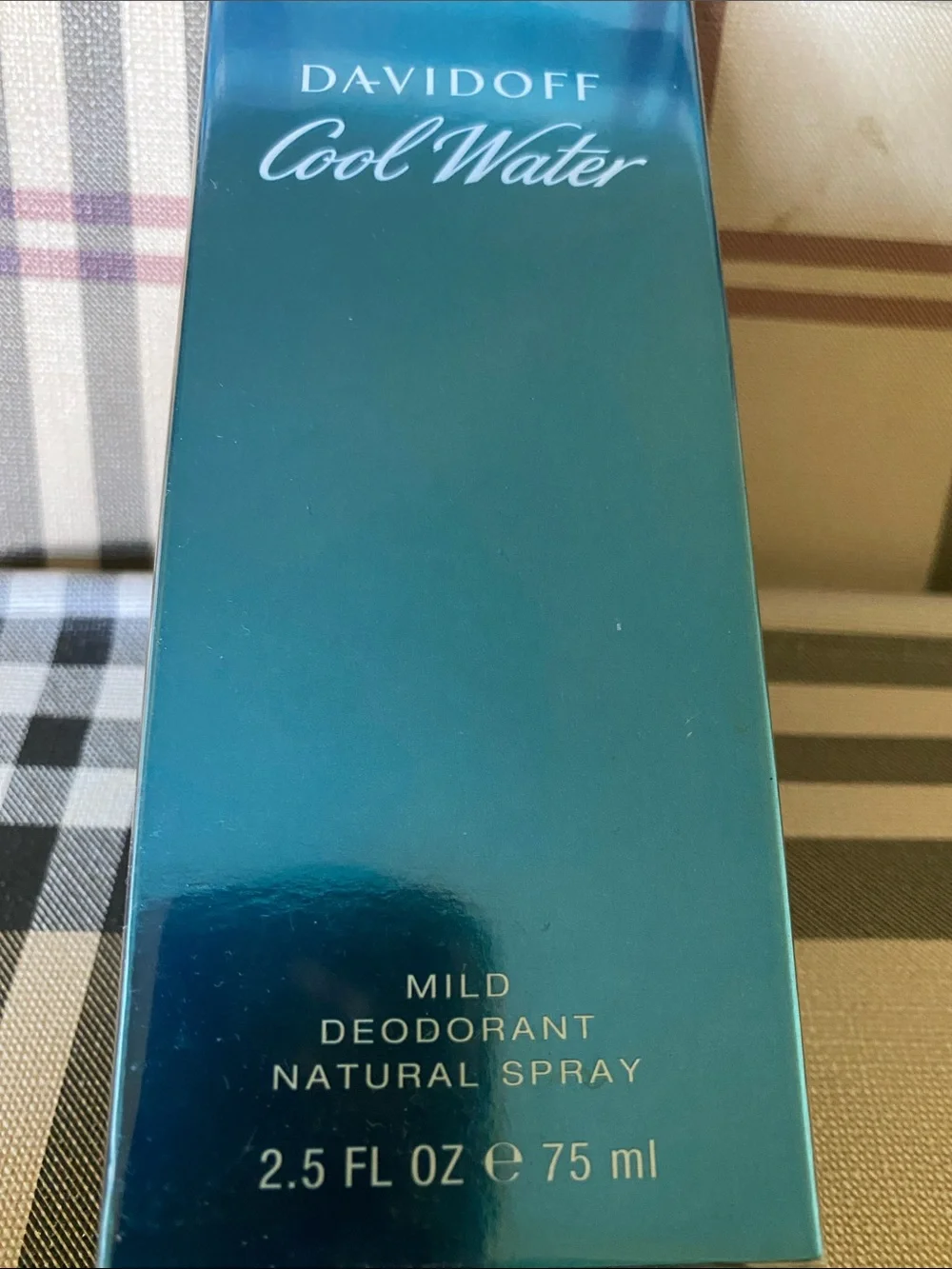 Davidoff Cool Water Mild Deodorant Natural Spray 75 MLSealed Not Returnable
